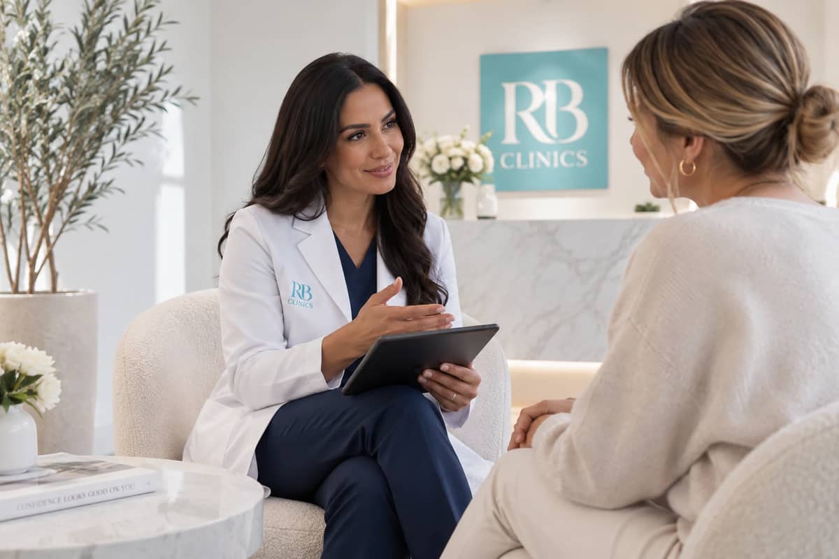 Persoonlijke intake voor laser ontharen bij RB Clinics
